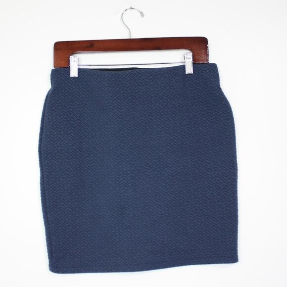 Ann Taylor Loft Skirt Women's Size Medium Stretchy Textured Mini Skirt - Picture 1 of 3